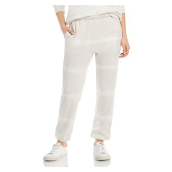 WSLY Womens Beige Stretch Drawstring Jogger Elastic Waist...